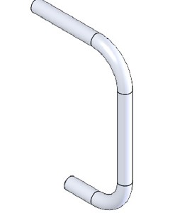 Controller pipe aluminium panel